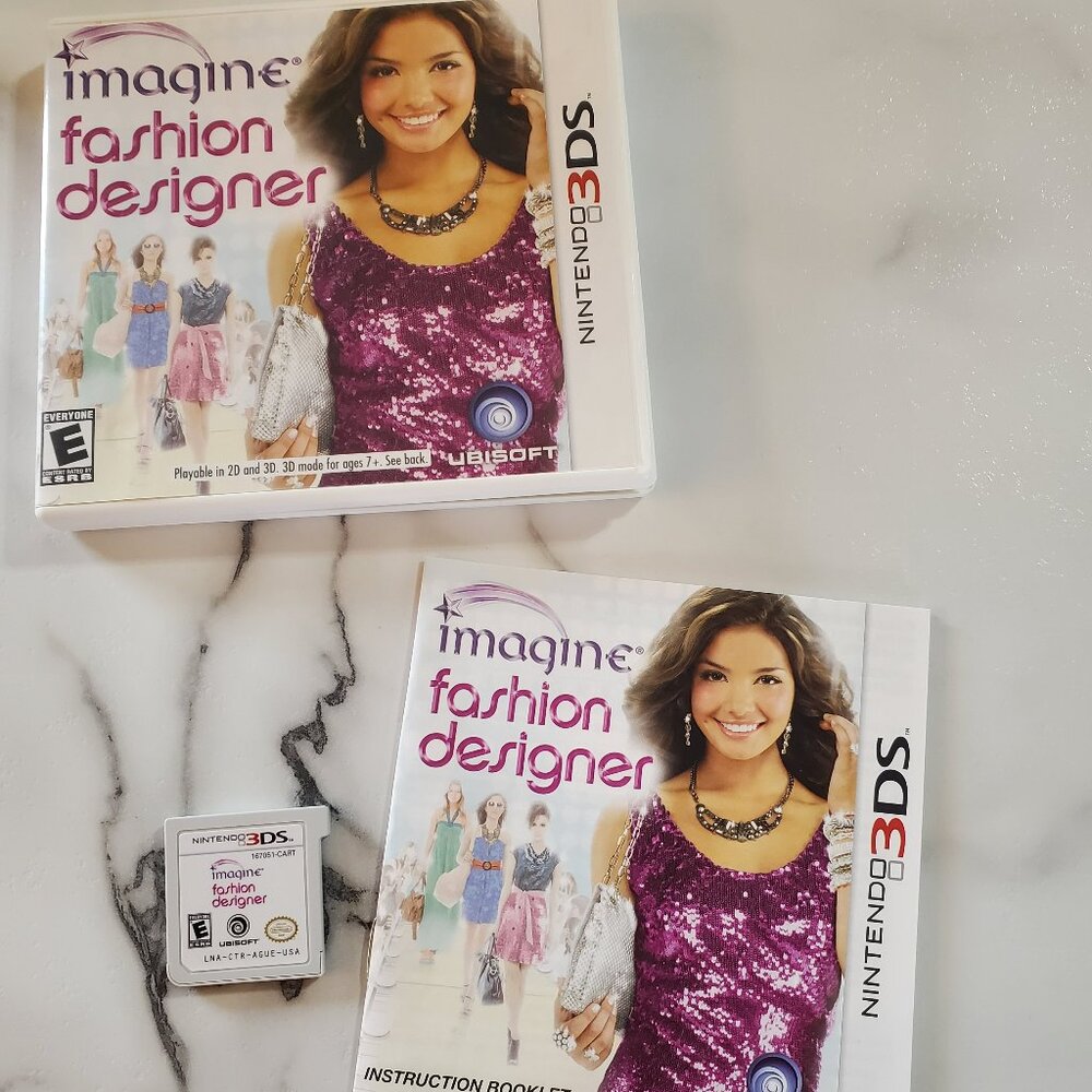 Imagine: Fashion Designer Nintendo 3DS Video Game  *TESTED*